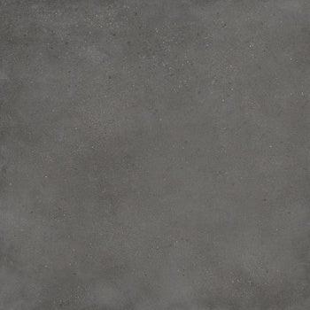 Dark grey matte porcelain tile with a sleek, contemporary concrete-inspired texture, exuding urban sophistication and earthy stability.