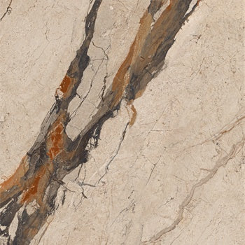 Luxurious dove grey marble-look porcelain tile with refined Phoenix Breccia veins, semi-matte finish, and timeless minimalist elegance.