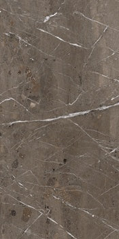 Luxurious taupe porcelain tile with a matte marble finish, exuding earthy sophistication and industrial elegance.