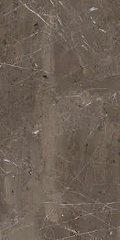 Luxury taupe porcelain tile with matte marble-inspired texture, exuding earthy sophistication and industrial elegance.