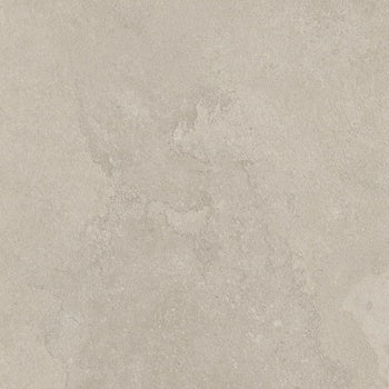 Luxury matte porcelain tile in warm dark beige, textured like weathered limestone, exuding earthy elegance and rugged sophistication.