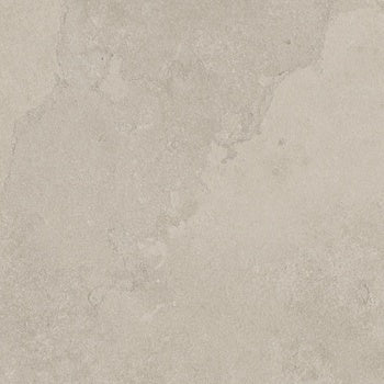 Matte dark beige porcelain tile with refined limestone texture, exuding earthy sophistication and industrial elegance.
