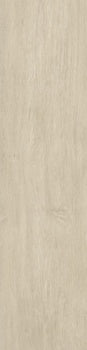 A sleek, warm almond wood-look porcelain plank with a matte finish, evoking natural serenity and modern elegance.
