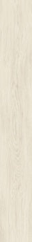 Cream-colored porcelain wood-look plank with a soft matte finish, evoking warm serenity and natural harmony in contemporary spaces.