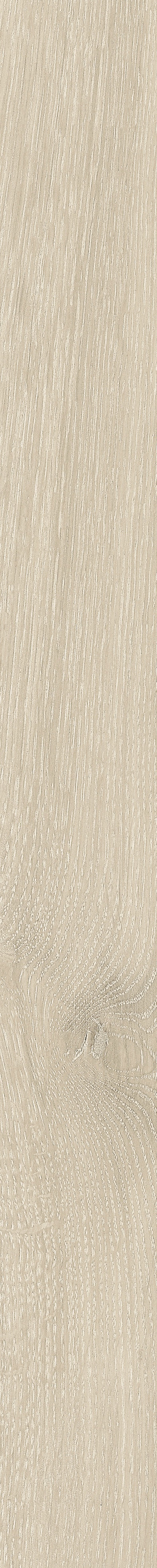 Rectified almond wood-look porcelain plank with a warm, matte finish, evoking natural harmony and modern serenity.