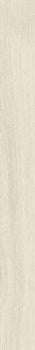 Cream porcelain wood-look plank with matte finish, evoking warm serenity in modern interiors.