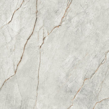 Luxurious matte gray porcelain tile with refined marble veining, embodying timeless elegance and modern sophistication.