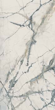 Luxurious matte white porcelain tile with refined dolomite veining, evoking serene elegance and modern glamour.