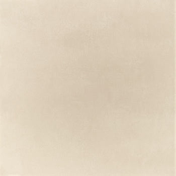 Modern matte porcelain tile in soft almond, full-body durability with a sleek square format for refined minimalist spaces.