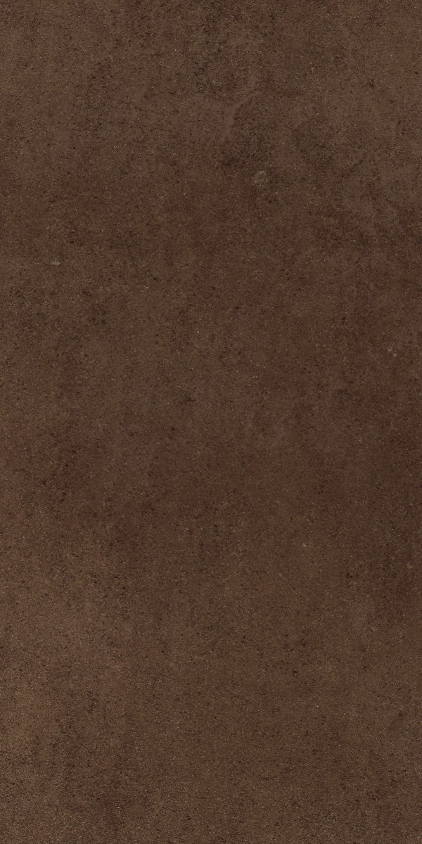 Glossy brown porcelain tile with a sleek, modern finish, exuding timeless sophistication for refined interiors.