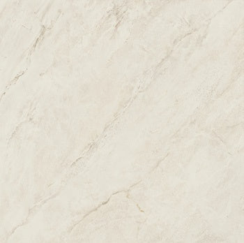 Luxurious large-format porcelain tile with refined marble veining and a softly worn patina, evoking timeless elegance and natural depth.