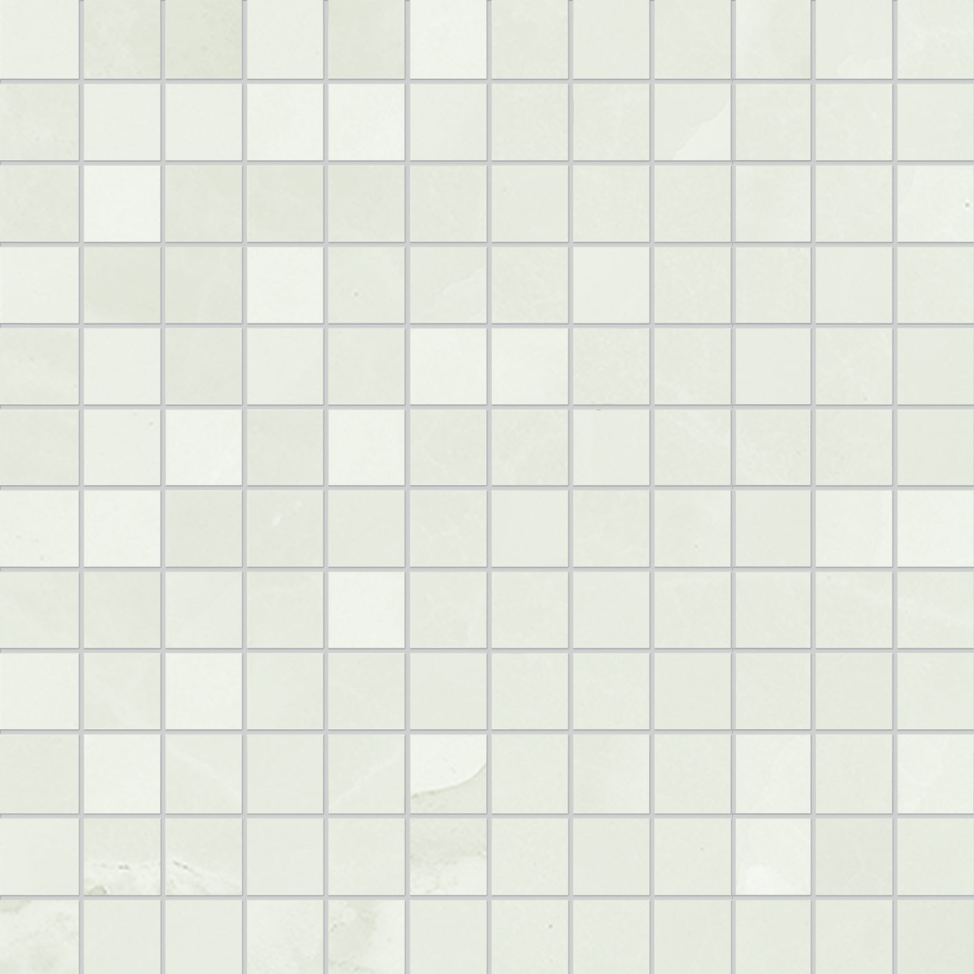 Matte white porcelain mosaic with refined onyx veins, evoking timeless elegance and sculptural depth for luxurious walls.