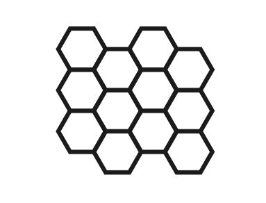 Hexagonal matte gray porcelain mosaic with refined concrete texture, exuding urban elegance and minimalist industrial charm.