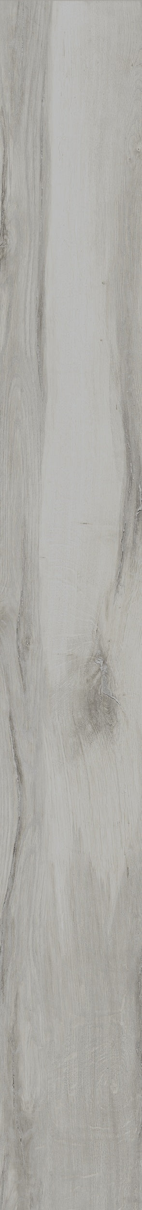 Timeworn white porcelain mosaic with soft wood-grain texture, matte finish, and a snug, organic-modern warmth.