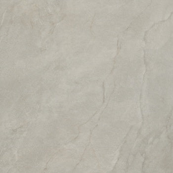 Luxurious full-body porcelain tile with a softly worn marble look, refined matte texture, and natural grey veining for timeless elegance.