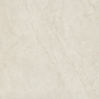 Luxurious large-format porcelain tile with a soft matte finish, evoking the timeless elegance of well-worn marble, featuring delicate natural veining and subtle texture.