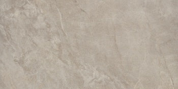 Luxurious beige-grey marble-look porcelain tile with a softly worn matte texture and natural geometric veining, exuding timeless elegance.