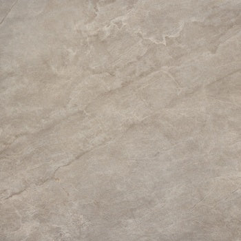 Luxurious beige-grey marble-look porcelain tile with a softly textured, well-worn matte finish and natural geometric veining.