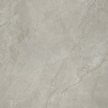 A gracefully textured bullnose trim in soft gray marble-effect porcelain, blending natural elegance with contemporary refinement.