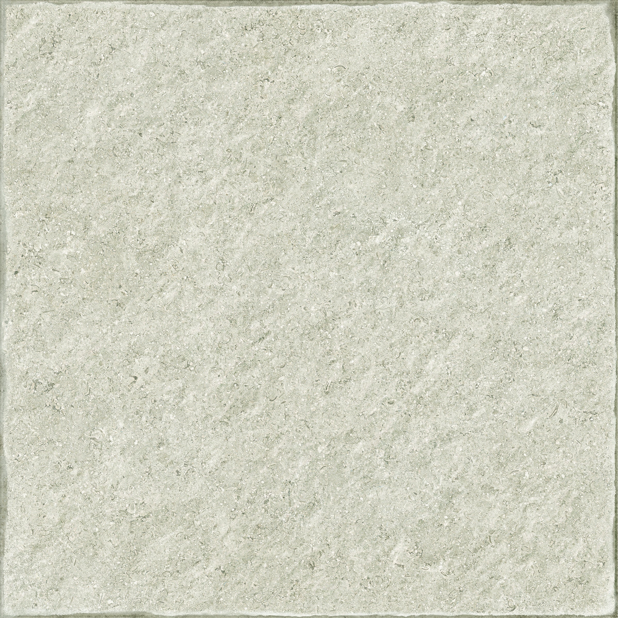 Textured white porcelain cobblestone tile with rustic charm, evoking timeless elegance for sophisticated outdoor landscapes.
