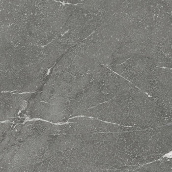 Matte dark grey porcelain tile with the raw elegance of natural marble, rectified edges for seamless luxury in contemporary spaces.