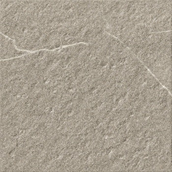 Elegant greige porcelain paving tile with textured limestone-inspired surface, radiating natural sophistication for refined outdoor spaces.