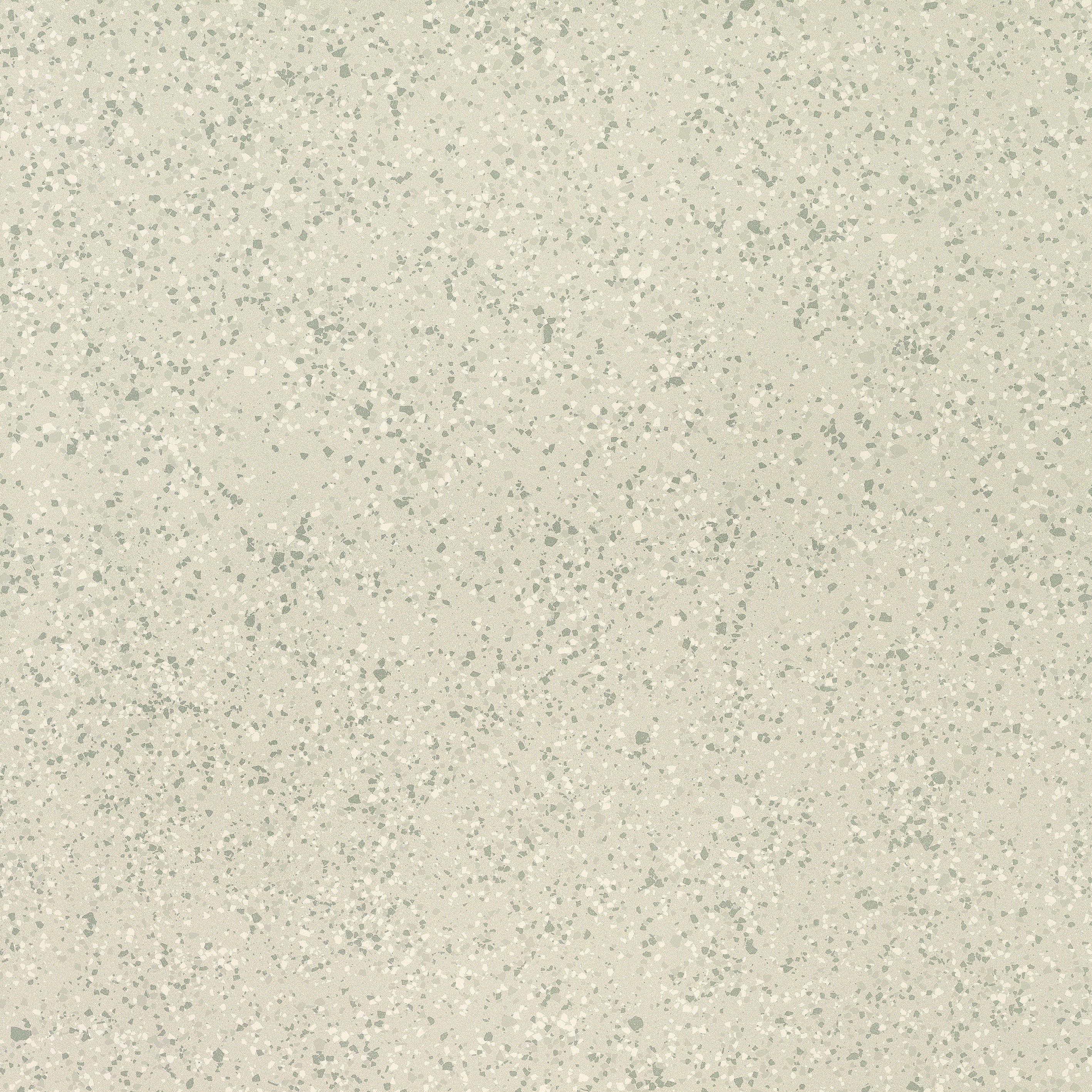 Large-format matte white porcelain tile with refined terrazzo-inspired medium grain, exuding timeless sophistication and organic warmth.