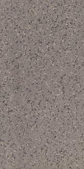 Matte gray terrazzo-effect porcelain tile with medium-grain texture, exuding warm minimalist elegance and timeless sophistication.