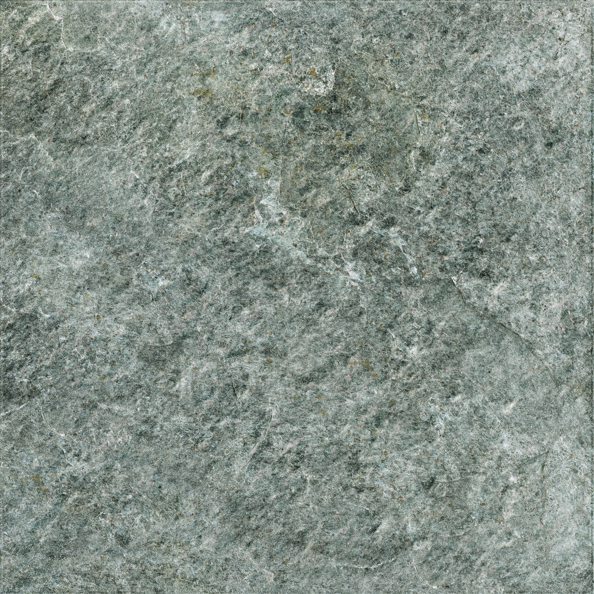 Textured gray quartzite-look porcelain cobblestone tile with rustic charm and urban elegance for timeless outdoor paving.