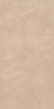 Smooth matte terracotta porcelain tile with warm minimalist texture, rectified edges for seamless luxury interiors.