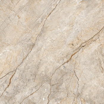 Luxurious dove-grey marble-look porcelain tile with refined veining and a matte finish for timeless, high-fashion interiors.
