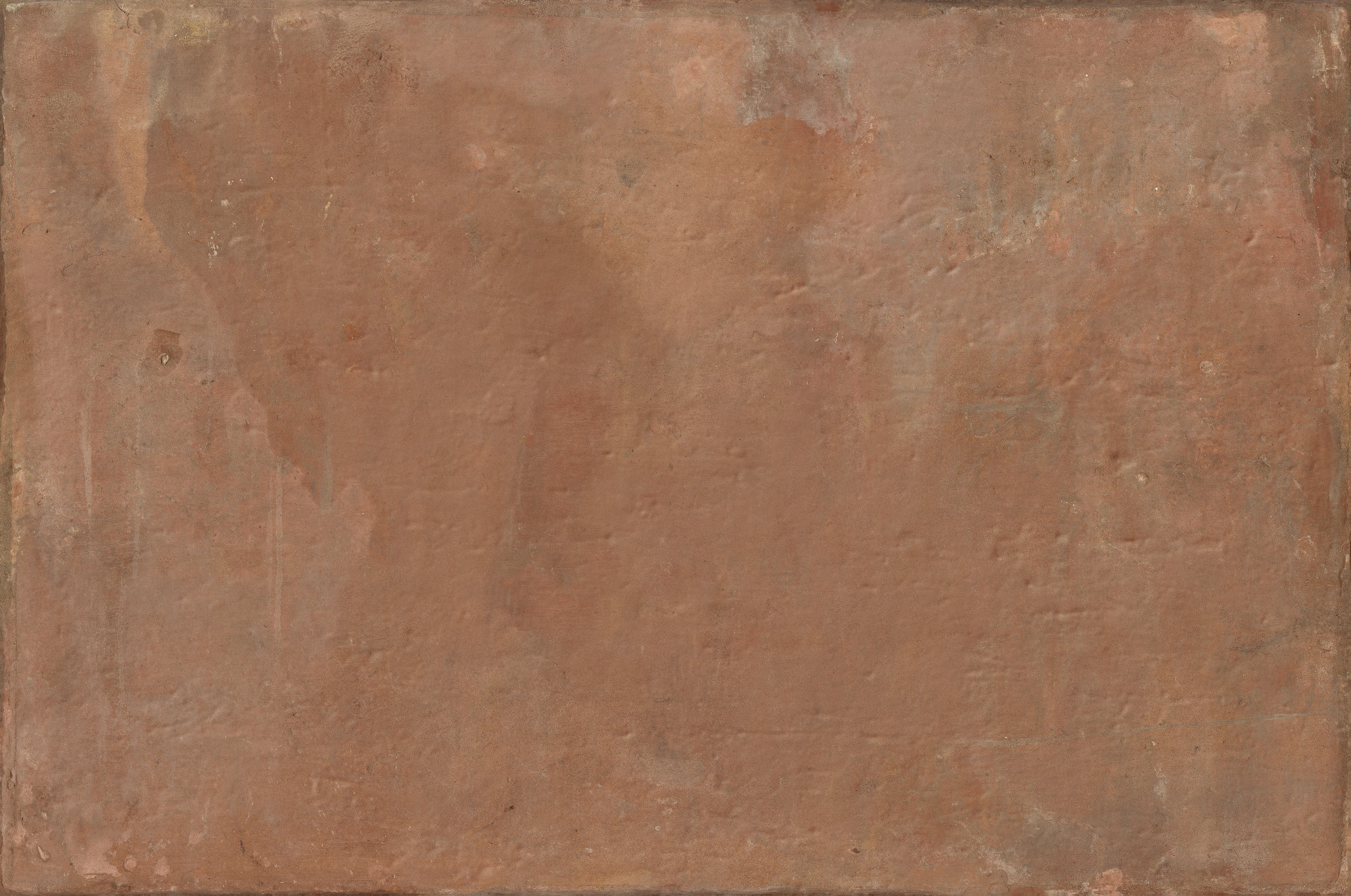 Rectified terracotta-inspired porcelain paving tile with a warm Tuscan texture, matte finish, and earthy brown tones for timeless outdoor elegance.