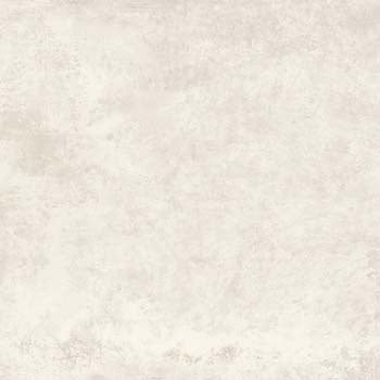 A large-format matte white porcelain tile with a subtle 3D texture and metallic undertones, exuding urban elegance and industrial sophistication.