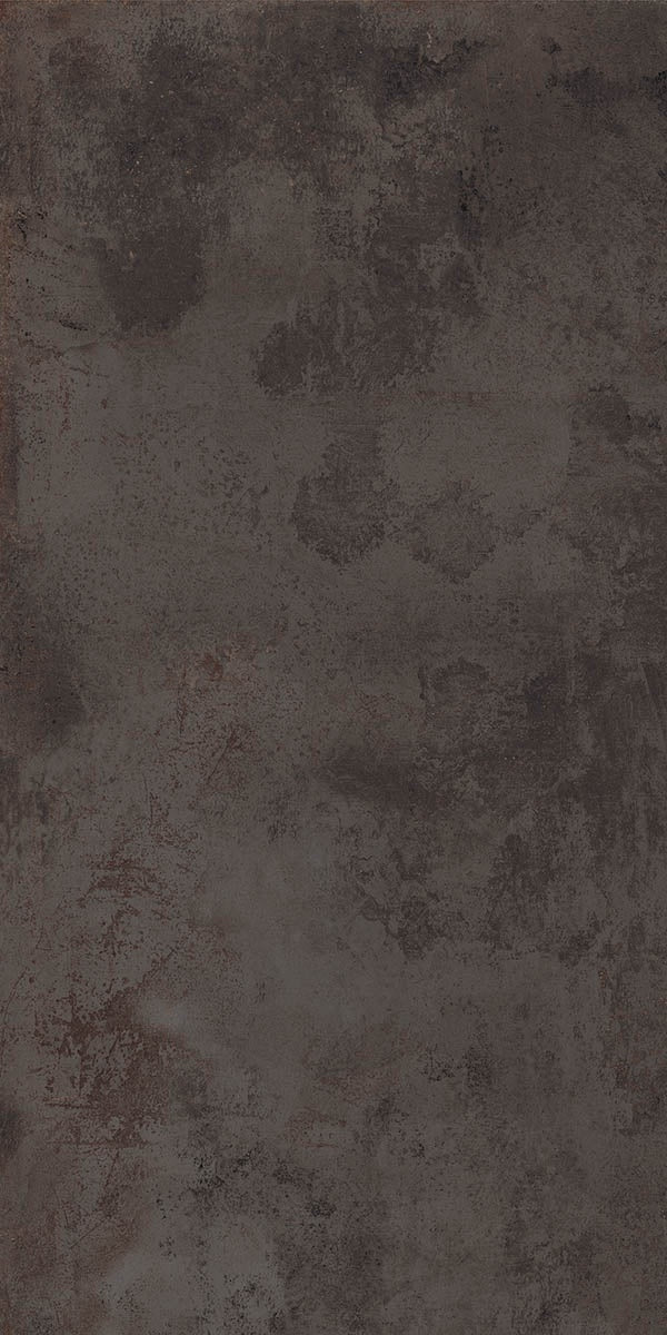 A sleek, matte black porcelain tile with a subtle metallic sheen and textured industrial elegance, embodying urban sophistication.