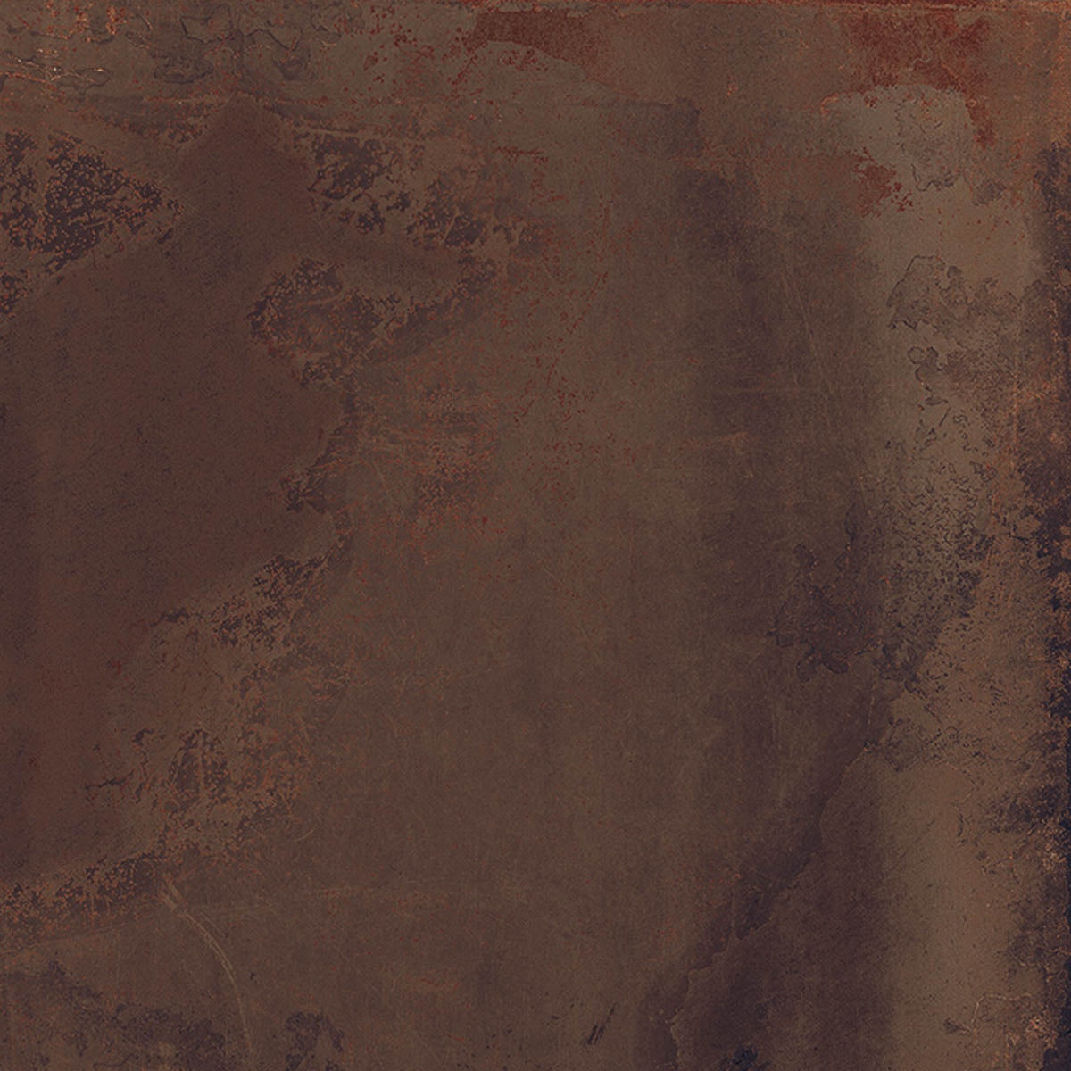 Textured matte brown porcelain tile with a metallic sheen, exuding urban sophistication and industrial elegance in a large square format.