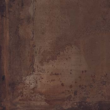 Textured matte brown porcelain tile with a metallic sheen, exuding urban sophistication and industrial elegance in a large square format.