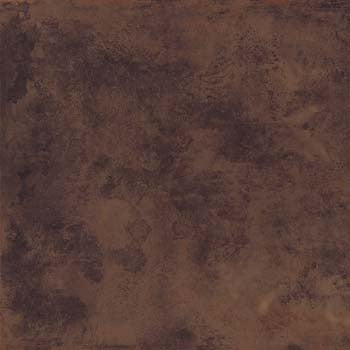 A large-format matte brown porcelain tile with a textured metallic finish, exuding urban elegance and industrial sophistication.