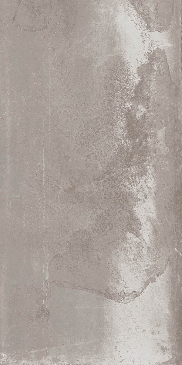 Matte metallic gray porcelain tile with industrial-chic texture and urban elegance, rectified edges for seamless luxury.