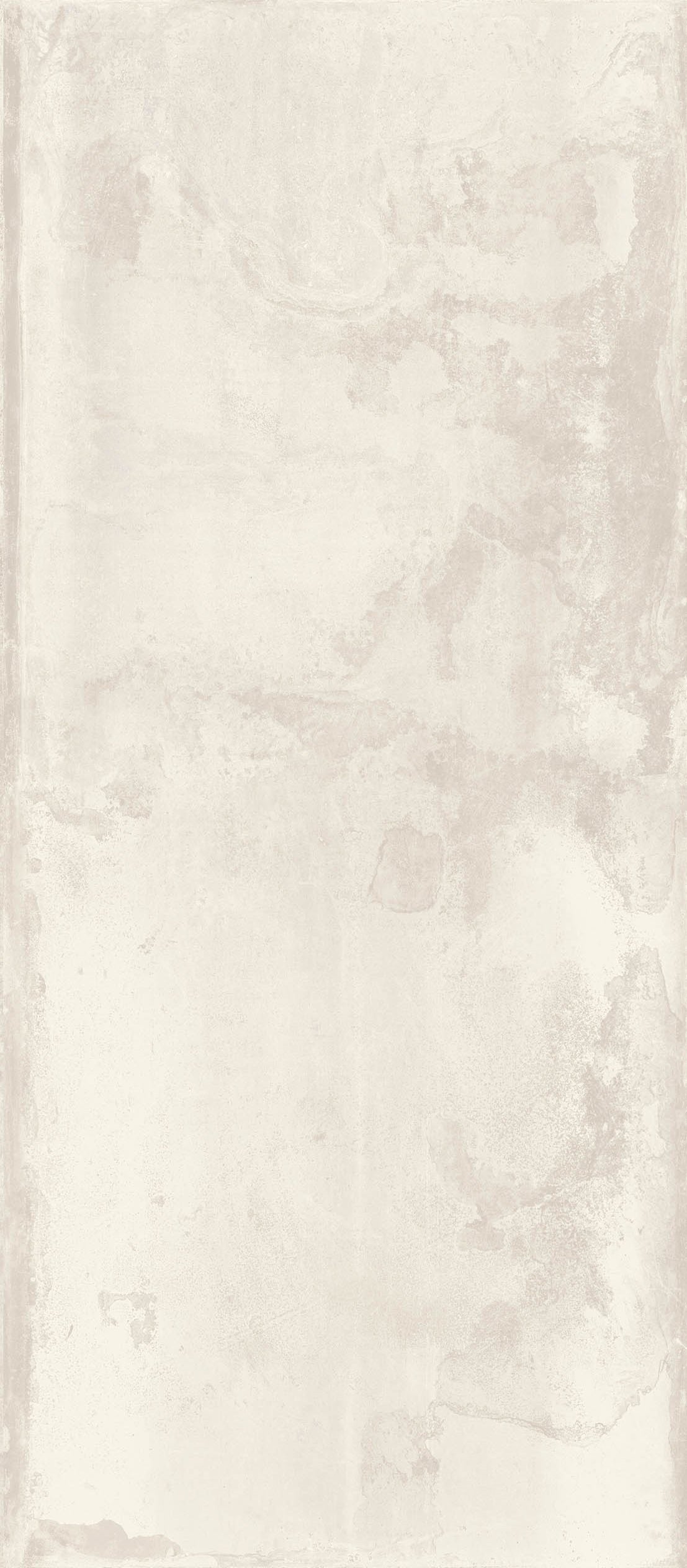 Matte white porcelain wall tile with subtle 3D texture and metallic undertones, exuding urban elegance and industrial sophistication.