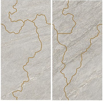Matte gray porcelain tile with a profound, primordial essence, exuding serene depth for intimate contemporary spaces.