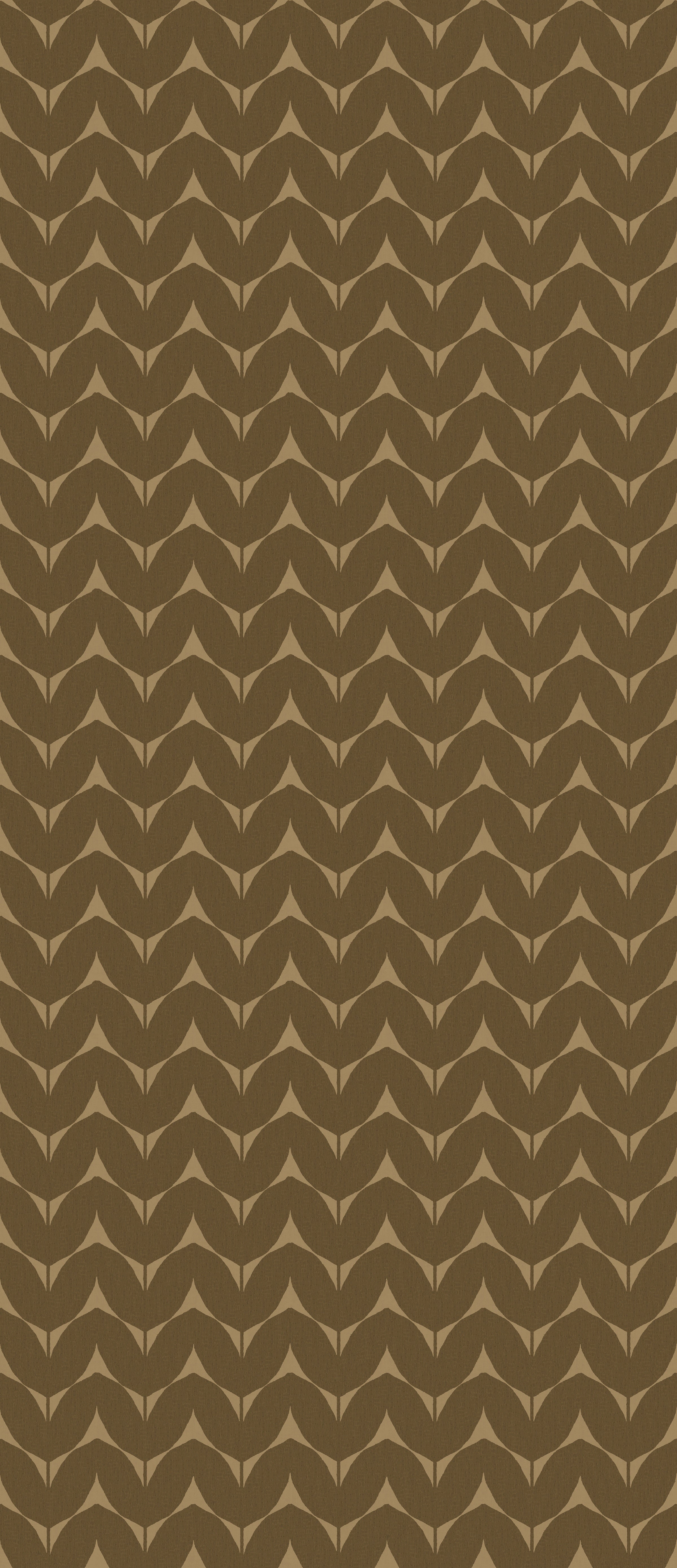 Matte brown porcelain wall tile with a warm, enveloping artisan texture for contemporary luxury interiors.