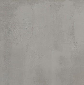 Elegant matte gray porcelain bullnose trim with subtle wood-effect inlay, blending refined resin-look sophistication and minimalist versatility.