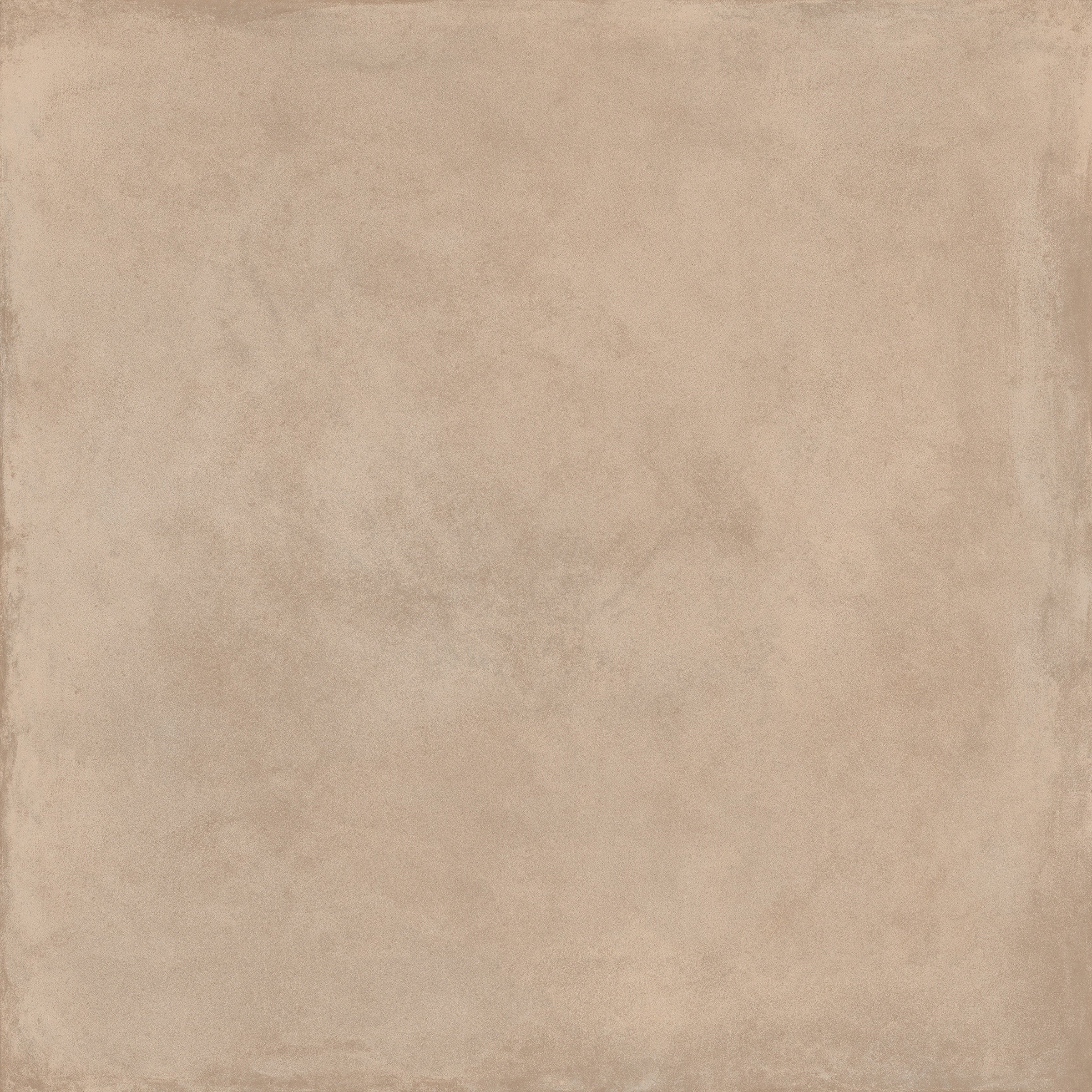 Warm terracotta porcelain paving tile with a matte, flat finish and subtle artisan charm, evoking natural clay underfoot.