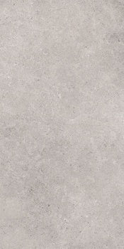 Matte silver-gray porcelain tile with subtle wood inlay, evoking rustic sophistication and serene minimalist harmony.
