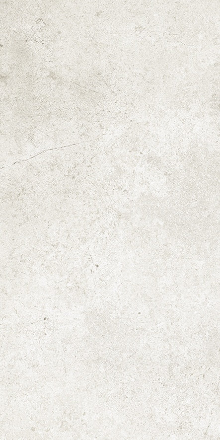 Matte ivory porcelain tile with subtle wood-effect inlay, radiating warm minimalism and natural elegance for refined interiors.