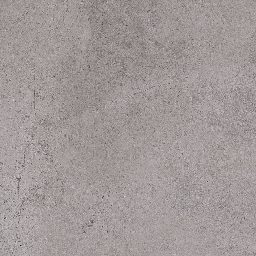 A matte gray porcelain bullnose trim with subtle wood inlay, blending rustic sophistication and minimalist warmth for refined interiors.