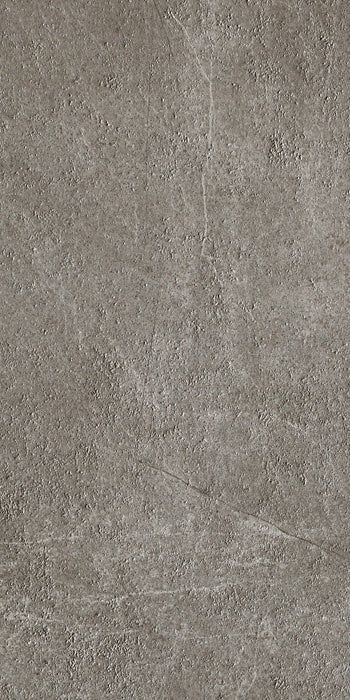 Rectified matte gray porcelain tile with refined minimalist elegance and smooth, understated sophistication for modern interiors.