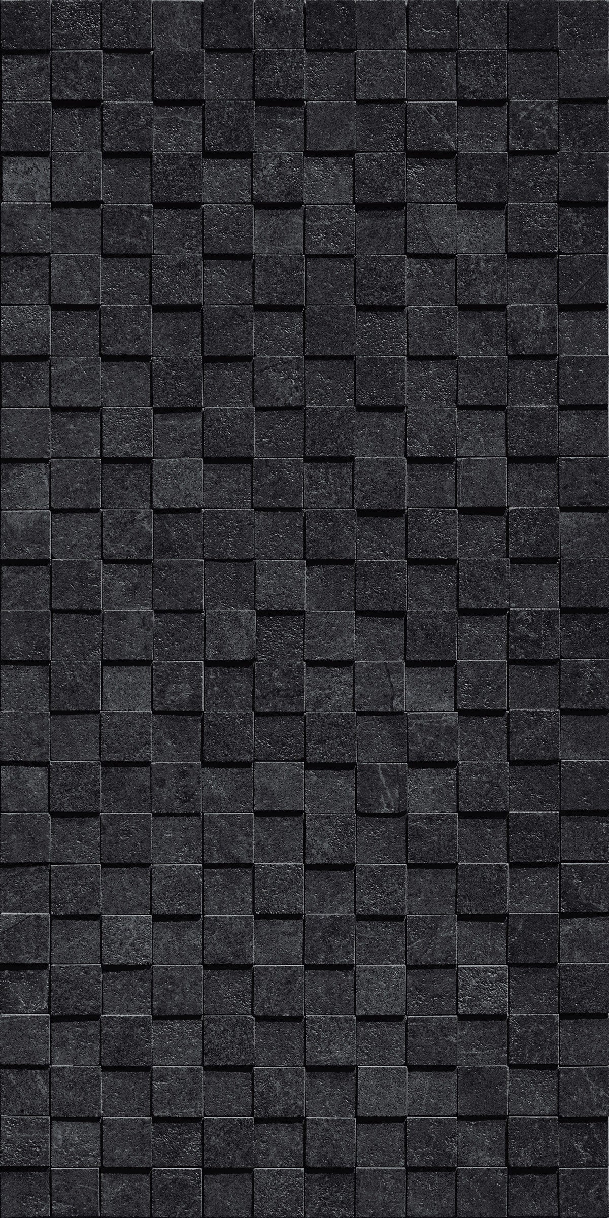 Dark grey rectified porcelain tile with a smooth matte finish, embodying minimalist sophistication and urban industrial chic.