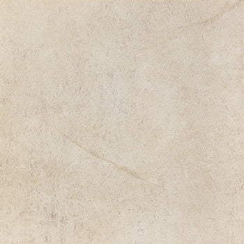 Smooth matte almond porcelain tile with clean minimalist lines, embodying refined Italian craftsmanship for timeless modern interiors.