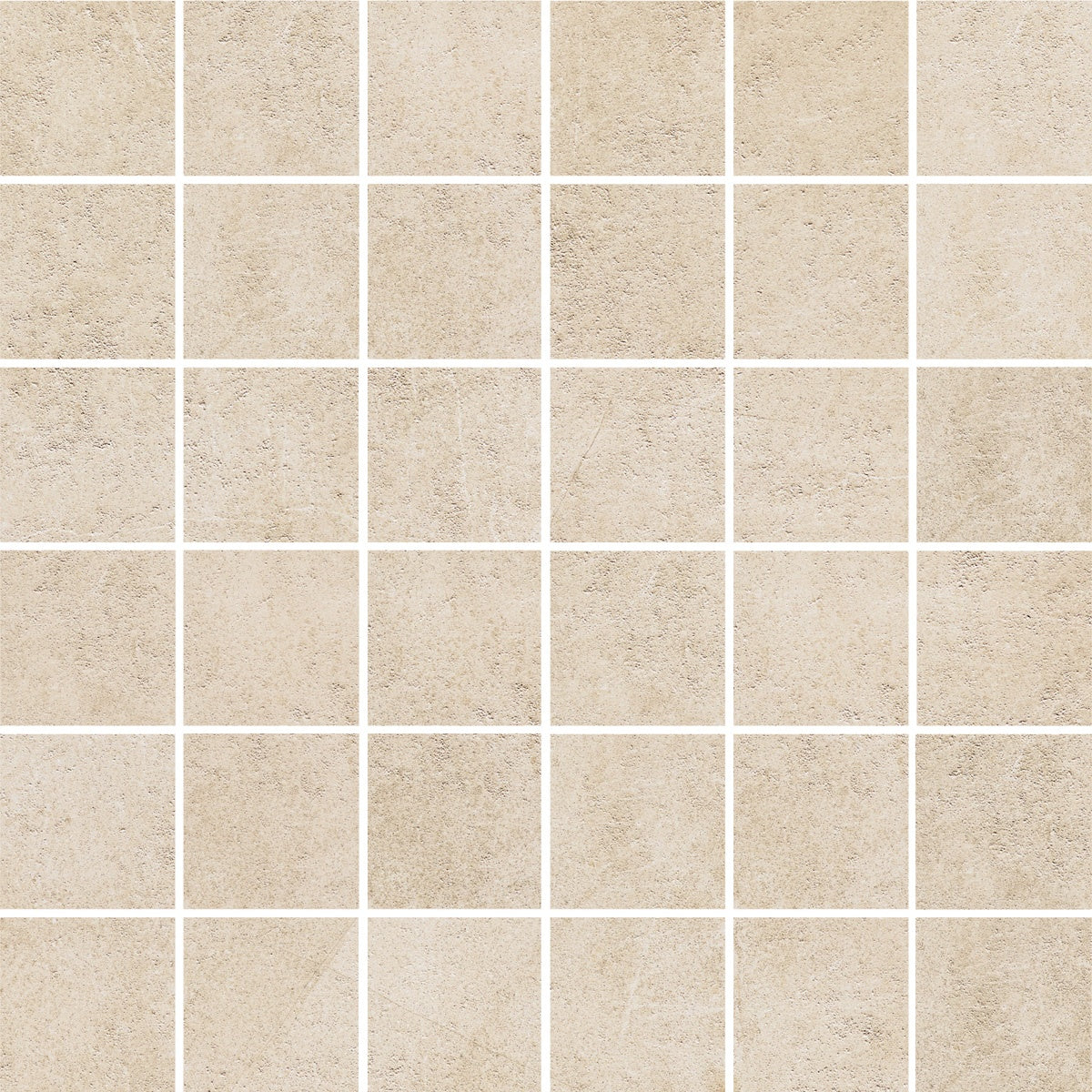 Matte almond porcelain mosaic with refined beige tones, sleek rectified edges, and understated minimalist elegance for sophisticated interiors.
